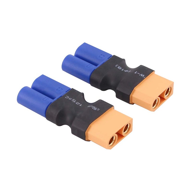 OliRC 2pcs Male EC5 to Female XT90 XT-90 Connector Adapter(C105-2) - Image 3